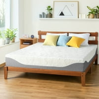 GARDEST PERFECT Opušteni klasični drveni platformski krevet s uzglavljem, kraljica