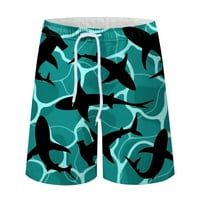 CLLIOS muške kratke hlače, klirens, muškarci 3D tiskati prozračni morski odmor na plaži kratke hlače za plivanje