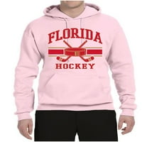 Wild Bobby City of Florida Hockey Fantasy Fan Sports Unise Hoodie Twie majica, svijetlo ružičasta, xx-velika