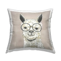 Dizajn jastuka s otisnutim naočalama od alpake od alpake