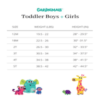 Ganimals Baby and Toddler Girls Dolphin Kratki, mjeseci- 5T