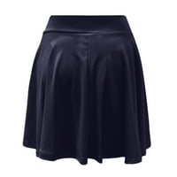 Suknje za žene, modna jednobojna mini suknja s olovkom visokog struka, uska kratka suknja