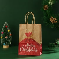 Ayyufe privlačne božićne poklon vrećice Presavijajući crtić kraft papir tiskana poklon torbica za odmor