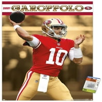 San Francisco 49 M. A.-zidni Poster Jimmie Garoppolo s gumbima, 22.375 34