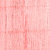 Ahgly Company Unutarnji kvadratni kruti crveni moderni prostirke, 7 'Trg