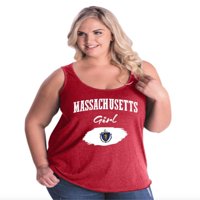 Običan-to je dosadno - Ženska majica veličine plus, odgovara veličini - djevojka iz Massachusettsa