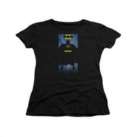 Prozirna Majica A-liste s višebojnim blokom siluete Batman iz stripa A-liste