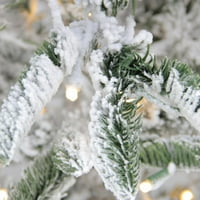 Umjetno božićno drvce od 7,5 stopa visoke plemenite smreke s predosvijetljenim svjetlom-topla prozirna LED svjetla