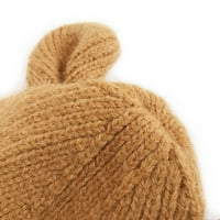 Dječja Božićna kapa Mekana topla zimska pletena kapa s kapuljačom