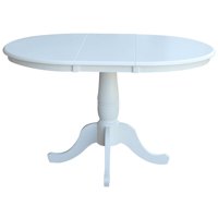 36 okrugli klizni blagovaonski stol sa stolicama - Set - Bijela