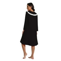 ValCatch ženski dvorski stil priključka s dugim rukavima od čipke suknja labava pidžama