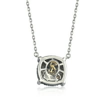 Kolekcionarska ogrlica od srebra sa safirnim i dijamantnim naglaskom u e-pošti