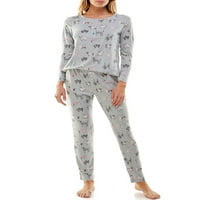 Ženski svečani pidžama Set s Henlee printom i tajicama