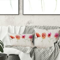 Dizajnerska skica akvarelnih cvjetova maka-Cvjetni jastuk-16.16