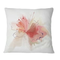 Dizajnerska skica ružičastog cvijeta akvarela-Cvjetni jastuk-16.16