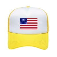 Bejzbolska kapa A. D., mrežasti šešir Sjedinjenih Država za muškarce i žene, zastava SAD-a, Podesiva veličina