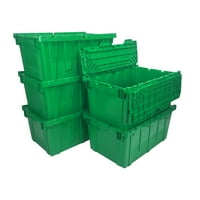 Zelena plastična kutija za odlaganje i pakiranje s poklopcem na šarkama, 27217912