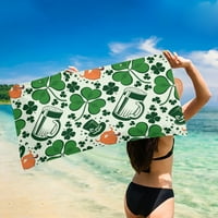 Ručnik za plažu od mikrovlakana za bazen otporan na pijesak-brzo sušenje bez pijeska kompaktna prostirka za jogu