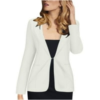 Ženske Plus Size majice s dugim rukavima, Rasprodaja, Ženska jakna s ovratnikom, kaput, gornja odjeća, blejzer,