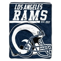 Los Angeles Rams Dash 40 dvorišta 46 ”60” Micro Raschel bacanje