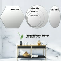 Dizajnersko moderno zidno ogledalo 24 24