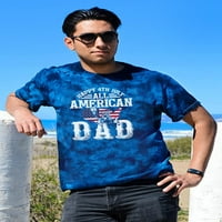 All American Dad Tie Dye Crystal Men -Sliku od Shutterstock, Male Small