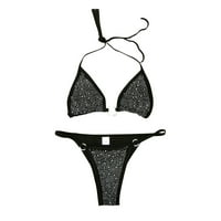 Kupaće gaće srednje veličine plus Ženske kratke hlače za kupanje ženski set Bikini Bandeau Brazilski Push-up kupaći