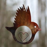 Čipkasti izvrsni privjesak za ptice u obliku ljubavi za uređenje doma i vrta