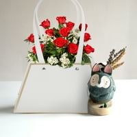 Poklon vrećice za cvjetne bukete papirnate cvjetne vrećice za biljne bukete s ručkama