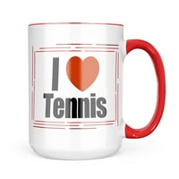 Neonblond, poklon teniske šalice volim tenis za ljubitelje kave i čaja