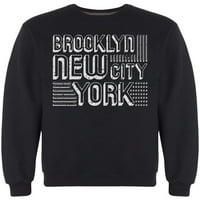 Vintage Brooklyn USA Graphic Sweatshirt Men -Mimage by Shutterstock, muški medij