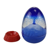 Dodirna igračka s tekućim tajmerom za uskršnje jaje, zabavan dizajn vulkana u obliku akrilnog jajeta, mali ukrasni