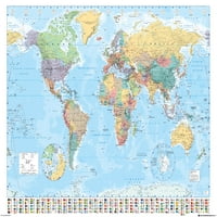 Karta svijeta 34 22.37 Poster Iz e-maila