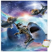 James Booker - Zidni plakat Galaktički mačji morski psi, 22.375 34