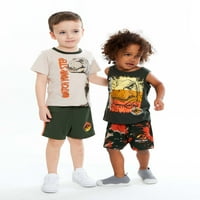 Jurassic World mali mališani dječak s 5 komada odjeće, veličine 12m-5T