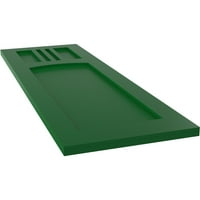 Ekena Millwork 18 W 70 H True Fit Pvc San Miguel Misijski stil Fiksni nosači, Viridian Green