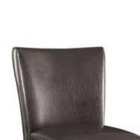 Udobna barska stolica, smeđa, 2-dijelni set-inča