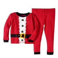 Komar Kids Toddler Boy božićni Djed Božićnjak kostim pamuk tijesna pidžama, set