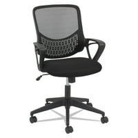 Oif stolica s modernom mrežom, podržava do lbs., Crno sjedalo crno leđa, crna baza