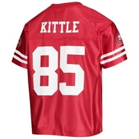 Mladi George Kittle Scarlet San Francisco 49ers replika Jersey