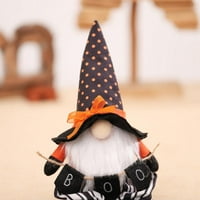 Halloween gnomi plišani ukrasi - ručno izrađeni švedski tomte dekor - Halloween kućni stol vilenjaka gnomi ukrasi
