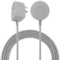 Plug-in plug s pletenim kabelom, pakiranje, kabel za napajanje od stopala, zupčanik, baza otporna na klizanje,
