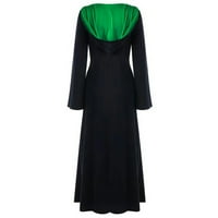 Haljine za žene Elegantni visoki struk ženski rukav V-izrez A-Line A-Line Datum Summer Dress Multi-Color XL